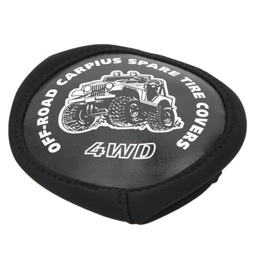 RC Ersatzreifenabdeckung, staubdichtes PU-Leder RC Crawler Car Ersatzreifenabdeckung im Maßstab 1:10 RC-Karosserieteile Staubdichte Abdeckung Stimmungsdekoration für 1/10 RC Car(B) von VGEBY