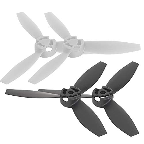 VGEBY RC Flugzeug Propeller 4-teilig RC Propeller Modifiziertes Zubehör Ersatz Passend für Bebop 2 Drohne(Schwarz und weiß) von VGEBY