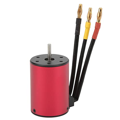 VGEBY RC Motor, 3650 2300KV Motor Wasserdichter 3.175mm Welle Brushless Motor mit 4mm Bananenstecker für 1/10 RC Auto Automodell Spielzeug VGEBY RC Motor, 3650 2300KV Motor Wasserdichter 3.175mm Welle Brushless Motor mit 4mm Bananenstecker für 1/10 RC Auto Automodell Spielzeug von VGEBY