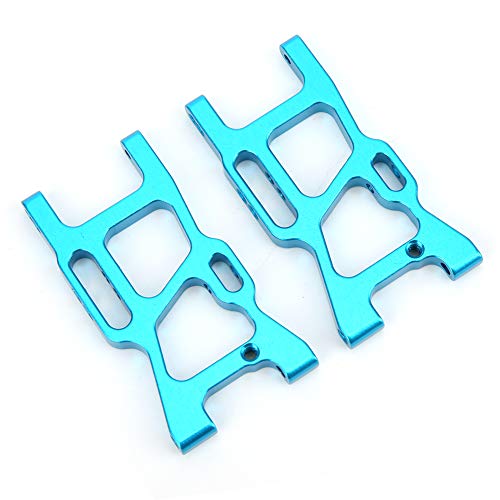 Rc-Querlenker, 2-TLG. Aluminiumlegierung Maßstab 1:14 Fernbedienung Vorderer Unterer Federungsarm Rc-Raupenfahrzeug-Ersatzteile Für Wltoys 1/14 144001 Rc Kids Toy Car(Blau) Wltoys 144001 Ersatzteile von VGEBY