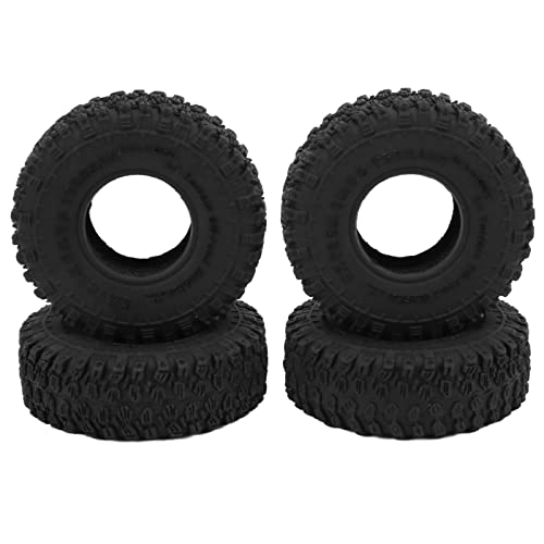 VGEBY RC Reifen, 4Pcs 1.0in Reifenhaut Simulation Modell RC Autoteile für 1/24 RC Kletterauto (Skull Hand Claw Tire Tread) Automodell Spielzeug von VGEBY