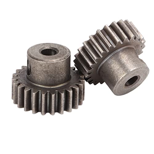 VGEBY RC Ritzel, 2PCS / Set RC Metall Ritzel Motor Getriebe Set für HSP 94107 94111 94123 94170 1/10 RC Auto RC Buggy Car Truck(23T) Automodell Spielzeug von VGEBY