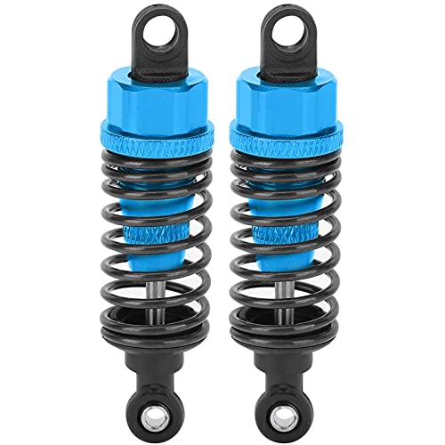 RC Stoßdämpfer, 70mm Federeinstellbarer Dämpfer RC Metall Stoßdämpfer Geeignet für Traxxas Slash 2WD RC Cars(Blau) von VGEBY