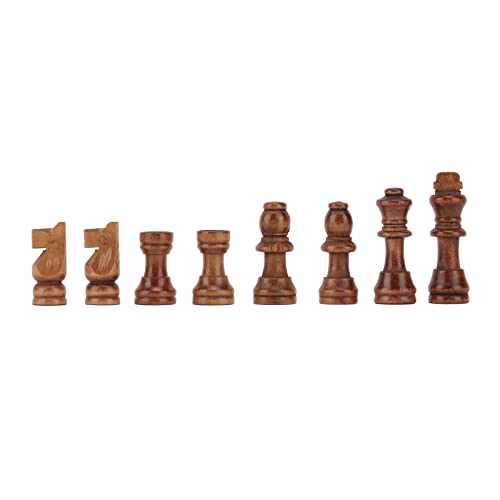 VGEBY Schachbrettspiele aus Holz, Schachfiguren mit 2,17-Zoll-Königs-Schachfiguren aus Holz mit Kunststofffolie, Schachbrett-Brettspiele für Erwachsene, Spielzeugspiele und Zubehör VGEBY Schachbrettspiele aus Holz, Schachfiguren mit 2,17-Zoll-Königs-Schachfiguren aus Holz mit Kunststofffolie, Schachbrett-Brettspiele für Erwachsene, Spielzeugspiele und Zubehör von VGEBY