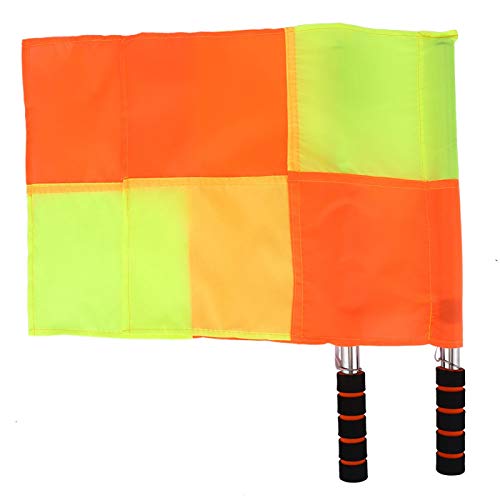 VGEBY Schiedsrichter Linesman Flagge, 2PCS Fußball Schiedsrichter Flagge Schiedsrichter Linesman Flagge mit Aufbewahrungstasche VGEBY Schiedsrichter Linesman Flagge, 2PCS Fußball Schiedsrichter Flagge Schiedsrichter Linesman Flagge mit Aufbewahrungstasche von VGEBY