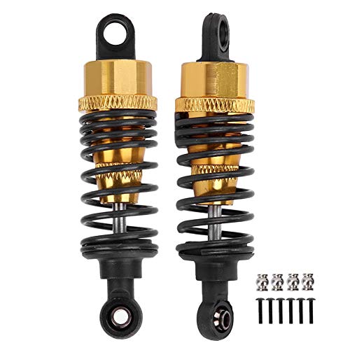 VGEBY Stoßdämpfer, 2PCS Metall Stoßdämpfer Montiert Federn Dämpfer für 1:10 RC Car 68mm Gold Fernbedienung Auto VGEBY Stoßdämpfer, 2PCS Metall Stoßdämpfer Montiert Federn Dämpfer für 1:10 RC Car 68mm Gold Fernbedienung Auto von VGEBY