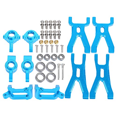 Vorderer/hinterer Schwenkarm, RC Car Metal Upgrade Ersatzsatz 1/18 Federarmzubehör für WLtoys A959/A969 Automodell Spielzeug Vorderer/hinterer Schwenkarm, RC Car Metal Upgrade Ersatzsatz 1/18 Federarmzubehör für WLtoys A959/A969 Automodell Spielzeug von VGEBY