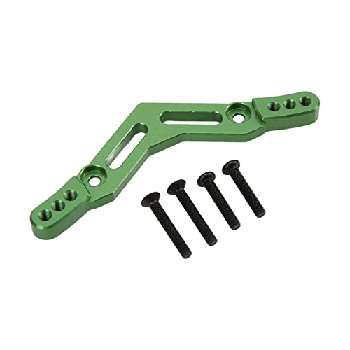 Vorne Stoßdämpfer Platte, Vorne Stoßturm Board Aluminiumlegierung Vorne Stoßdämpfer Platte für Arrma Granit 1/10 Fernbedienung Auto(Gemüse) Modellauto Zubehör Tauchen von VGEBY