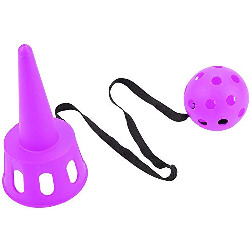 VGEBY1 Bälle Fangen Spielzeug, Ballwurfspiel Cup & Ball Game Set für Kinder Kinder (Lila) von VGEBY1