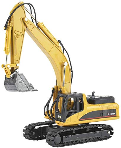 VGEBY1 Kettenbagger, Legierung Baufahrzeug Modelle Spielzeug 1:50 Mini Car Engineering Bagger Fahrzeug Spielzeug VGEBY1 Kettenbagger, Legierung Baufahrzeug Modelle Spielzeug 1:50 Mini Car Engineering Bagger Fahrzeug Spielzeug von VGEBY1