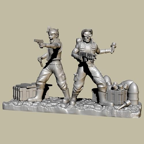 VHGHHVEJ 1/35 Sci-Fi Agent Soldier Resin Soldier Modellbausatz Unbemaltes und unmontiertes Resinmodell (13 Figuren) // l4S7z1 von VHGHHVEJ