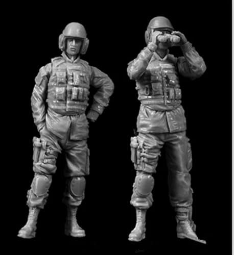 VHGHHVEJ 1/35 US Commando Resin Model Kit Unbemalt und unmontiert Soldat Resin Model Kit (2-Personen) //R5X5O3 von VHGHHVEJ