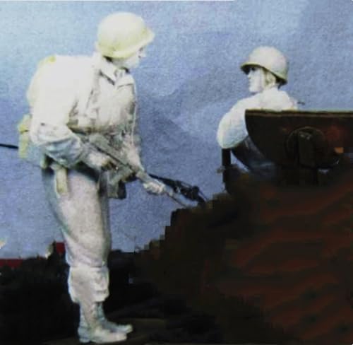 VHGHHVEJ 1/35 WWII Panzersoldat Resin Modell bausatz Unbemalt und unmontiert Figur Resin Modellbausatz (2 Figuren, Keine Panzer) // L9e3Z10 von VHGHHVEJ