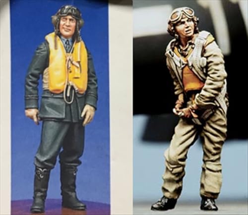VHGHHVEJ 1/35 WWII US Pilot Soldier Resin Soldier Model Kit Unbemalt und unmontiert Figur Resin Model Kit //L9e6Z6 VHGHHVEJ 1/35 WWII US Pilot Soldier Resin Soldier Model Kit Unbemalt und unmontiert Figur Resin Model Kit //L9e6Z6 von VHGHHVEJ