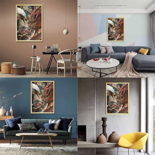 Adler Puzzle 1000 Teile Schwer Puzzle Spielzeug Pädagogisches Spiel Impossible Herausforderungsspielzeug Für Erwachsene Kinder 1000pcs (75x50cm) von VIAGECSKE