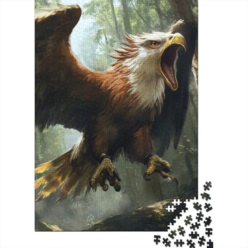 Adler Puzzle 1000-teilige Schwer Puzzle Spielzeug Pädagogisches Spiel Impossible Herausforderungsspielzeug Für Erwachsene Und Kinder Ab 14 Jahren 1000pcs (75x50cm) von VIAGECSKE