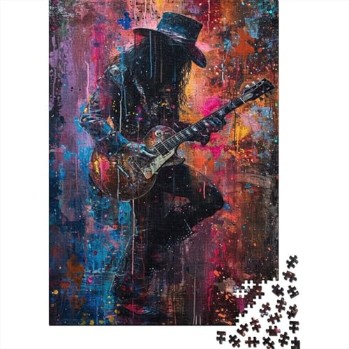 Gitarre Puzzlespiel 1000 Teile Für Erwachsene, Einzigartige Kunstwerke Und Vorlage - Geburtstagsgeschenk - Spaßige Puzzles Mit Überraschung Von Puzzle in A Bag Puzzel 1000pcs (75x50cm) von VIAGECSKE