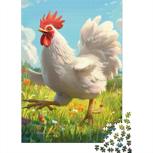 Hähne Puzzle 1000 Teile Schwer Puzzle Spielzeug Pädagogisches Spiel Impossible Herausforderungsspielzeug Für Erwachsene Und Kinder Ab 12 Jahren 1000pcs (75x50cm) von VIAGECSKE