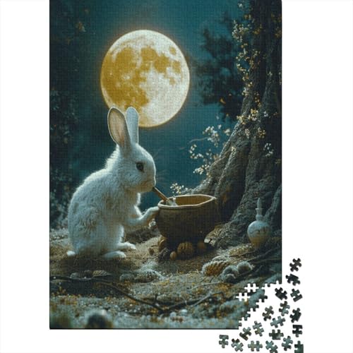 Kaninchen Puzzle 1000 Teile Puzzles Für Erwachsene Klassische Puzzles 1000 Teile Erwachsene Puzzlespiel Erwachsene 1000 Teile Erwachsenen Puzzlespiel Puzzel 1000pcs (75x50cm) von VIAGECSKE