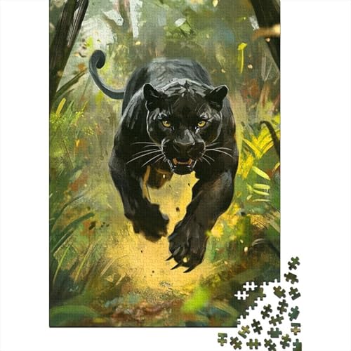 Leopard Puzzle 1000 Teile Schwer Puzzle Spielzeug Lernspiel Impossible Herausforderungsspielzeug Für Erwachsene Und Kinder in Bewährter 1000pcs (75x50cm) von VIAGECSKE