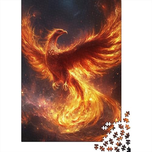 Phoenix Puzzles 1000 Teile Schwer Puzzle Spielzeug Lernspiel Impossible Herausforderungsspielzeug Für Erwachsene Kinder 1000pcs (75x50cm) von VIAGECSKE