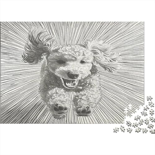 Pudel Puzzle 1000 Teile Puzzle Für Erwachsene Und Kinder Ab 14 Jahren Puzzel 1000pcs (75x50cm) von VIAGECSKE