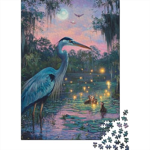 Weihe Puzzles 1000 Teile Schwer Puzzle Spielzeug Lernspiel Impossible Herausforderung Spielzeug Für Erwachsene Kinder 1000pcs (75x50cm) von VIAGECSKE