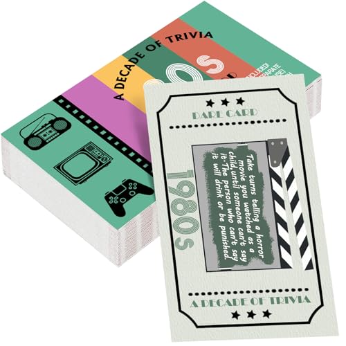 VIBNRIX 80er Jahre Nostalgie Rubbelkarten - 30 lustige Herausforderungen für Erwachsene & Kinder - 32 Rubbelkarten VIBNRIX 80er Jahre Nostalgie Rubbelkarten - 30 lustige Herausforderungen für Erwachsene & Kinder - 32 Rubbelkarten von VIBNRIX