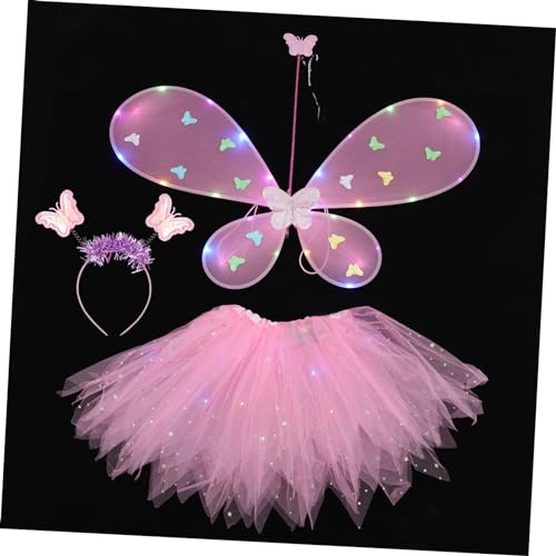 1 Satz Flügel vierteiliges Set Feenkostüm für Mädchen Outfits für Mädchen halloweenkostüme für halloweenkostüme+für+ Feenflügel -Fee-Kostüm Eisendraht Rosa VICASKY 1 Satz Flügel vierteiliges Set Feenkostüm für Mädchen Outfits für Mädchen halloweenkostüme für halloweenkostüme+für+ Feenflügel -Fee-Kostüm Eisendraht Rosa VICASKY von VICASKY