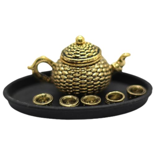 1 Satz Puppenhaus hühner kinderspielzeuge - gieskanne kinderspielzeug -Tee-Set Miniatur-Puppenhauszubehör Mini-Teetasse Metall VICASKY 1 Satz Puppenhaus hühner kinderspielzeuge - gieskanne kinderspielzeug -Tee-Set Miniatur-Puppenhauszubehör Mini-Teetasse Metall VICASKY von VICASKY