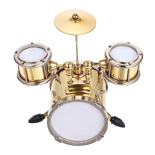 VICASKY Miniatur Trommel Ornament Kinder Spielzeug Schlaginstrumente Musikspielzeug Set VICASKY Miniatur Trommel Ornament Kinder Spielzeug Schlaginstrumente Musikspielzeug Set von VICASKY