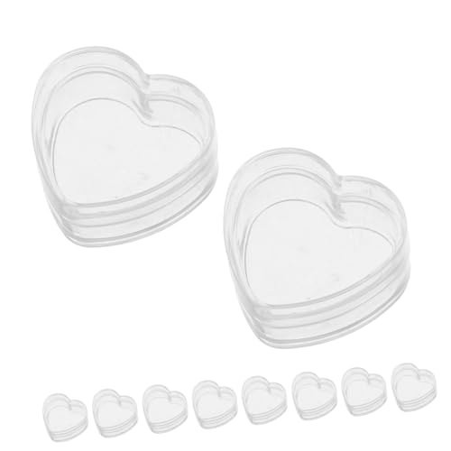 10 Stück Miniatur-aufbewahrungsbehälter, Transparent, Mini-andenkenbox, Kleiner Organizer, Puppenhaus-zubehör, DIY-puppenhaus-displaybox 10 Stück Miniatur-aufbewahrungsbehälter, Transparent, Mini-andenkenbox, Kleiner Organizer, Puppenhaus-zubehör, DIY-puppenhaus-displaybox von VICASKY