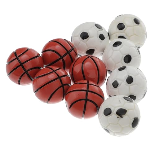 VICASKY 10-teilige Mini-fußball- Und Basketball-modellsimulation Für Spielhaus Und Mini-spielplatzzubehör von VICASKY