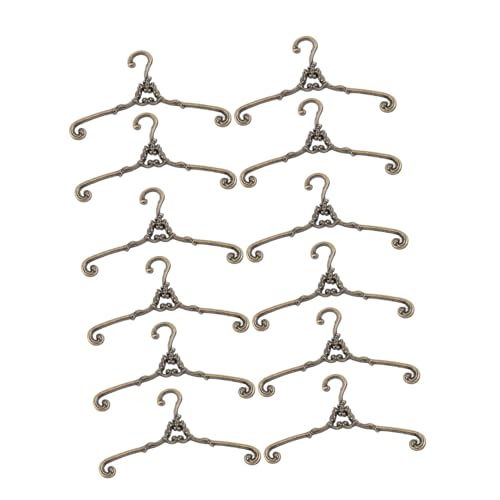 12 Stück Kleiderbügel für Puppen Vintage Puppenkleiderbügel Antikbronze Zubehör für Puppenhäuser und Miniaturzimmer 12 Stück Kleiderbügel für Puppen Vintage Puppenkleiderbügel Antikbronze Zubehör für Puppenhäuser und Miniaturzimmer von VICASKY