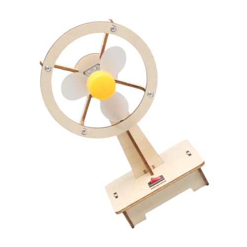 1Satz DIY Holzventilator Bastelset für Wissenschaftliches Experimentierspielzeug Windenergie und Naturwissenschaften für Schule und Zuhause 1Satz DIY Holzventilator Bastelset für Wissenschaftliches Experimentierspielzeug Windenergie und Naturwissenschaften für Schule und Zuhause von VICASKY