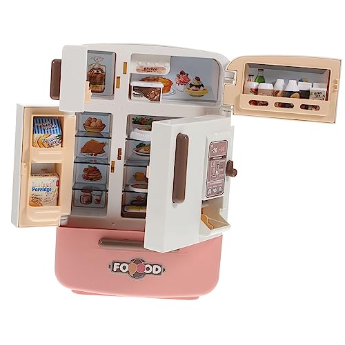 VICASKY 1Satz Kühlschrank Set mit Lebensmitteln Zubehör für Puppenhaus Fördert Kreatives und Familieninteraktion VICASKY 1Satz Kühlschrank Set mit Lebensmitteln Zubehör für Puppenhaus Fördert Kreatives und Familieninteraktion von VICASKY