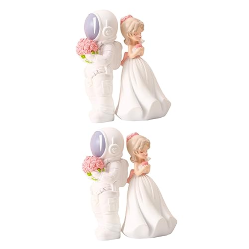 2 Paar Ornamente Brautjungfernroben Hochzeitsdekorationen Paare Figur Zubehör Tisch Hochzeits-sammelalbum Bücher Ihr Brautaccessoires Für Die Braut Hirsch Satinrobe Party Harz Weiß VICASKY 2 Paar Ornamente Brautjungfernroben Hochzeitsdekorationen Paare Figur Zubehör Tisch Hochzeits-sammelalbum Bücher Ihr Brautaccessoires Für Die Braut Hirsch Satinrobe Party Harz Weiß VICASKY von VICASKY