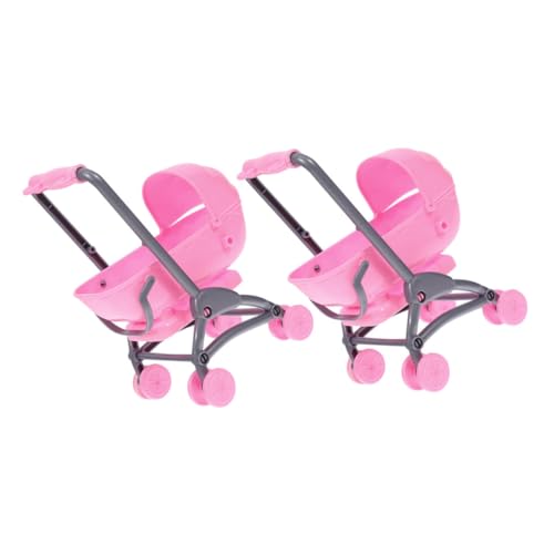 VICASKY 2 Stück Puppenwagen für Kleinkinder Realistischer Puppenbuggy für Rollenspiele für Jungen die Puppenhaus Dekoration VICASKY 2 Stück Puppenwagen für Kleinkinder Realistischer Puppenbuggy für Rollenspiele für Jungen die Puppenhaus Dekoration von VICASKY