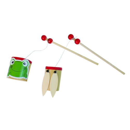 2Stücke Bambus Klangspielzeug für Frosch für Frühkindliche Outdoor zur Verbesserung der Hand Auge Koordination und Musikalischen Fähigkeiten 2Stücke Bambus Klangspielzeug für Frosch für Frühkindliche Outdoor zur Verbesserung der Hand Auge Koordination und Musikalischen Fähigkeiten von VICASKY