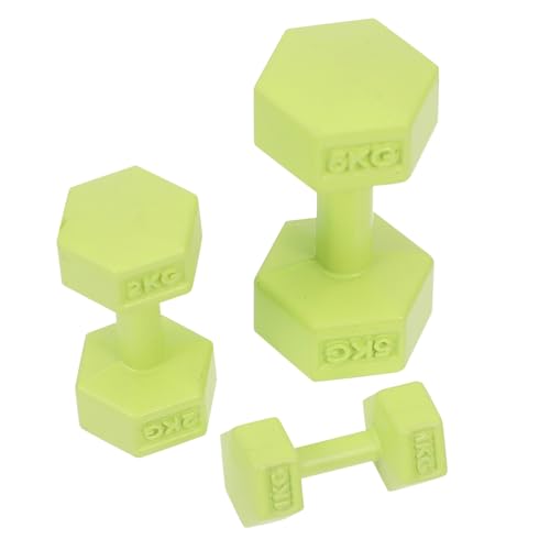 3 Stück Hanteln Teiliges Fitnesszubehör für Puppenhäuser Dekoration für Schlafzimmer Wohnzimmer von VICASKY