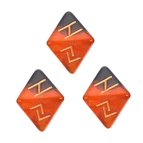 3 Stück Teiliges Polyedrisches Rune Dices Acrylwürfel für Rollenspiele Tischspiele und Astrologie Leicht und Tragbar für Familie und Partys 3 Stück Teiliges Polyedrisches Rune Dices Acrylwürfel für Rollenspiele Tischspiele und Astrologie Leicht und Tragbar für Familie und Partys von VICASKY