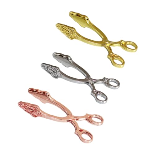 VICASKY 3stücke Mini Haus Dessert Zangen Hochwertige Miniatur Dekorative Clips Für Roségold Und Accessoires Für Mikrolandschaft Und Spielzeugküche VICASKY 3stücke Mini Haus Dessert Zangen Hochwertige Miniatur Dekorative Clips Für Roségold Und Accessoires Für Mikrolandschaft Und Spielzeugküche von VICASKY