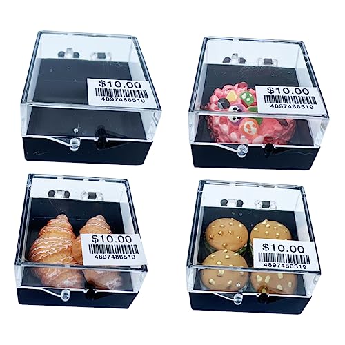 4 Stück Lebensmittelmodelle Realistische Lebensmittel für Puppenhaus Fotografie Requisiten Küchen und Bäckerei Dekorationen 4 Stück Lebensmittelmodelle Realistische Lebensmittel für Puppenhaus Fotografie Requisiten Küchen und Bäckerei Dekorationen von VICASKY