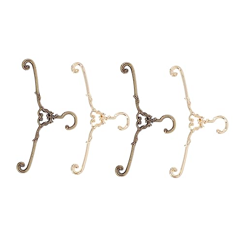 4 Stück Puppenaufhänger Miniatur Puppenmöbel Zubehör Für Babypuppen Kleiderständer Puppenkleiderbügel Mini-kleiderbügel Aus Aluminium Kleiderbügel-Ornament Legierung VICASKY 4 Stück Puppenaufhänger Miniatur Puppenmöbel Zubehör Für Babypuppen Kleiderständer Puppenkleiderbügel Mini-kleiderbügel Aus Aluminium Kleiderbügel-Ornament Legierung VICASKY von VICASKY