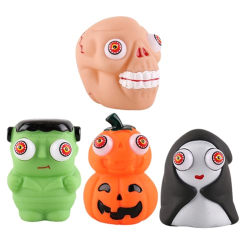 4 Stück kneifen interaktives kinderspielzeug quetsch Fun Toy kleines Stressspielzeug kreatives Fidget- weiches Gummi VICASKY von VICASKY