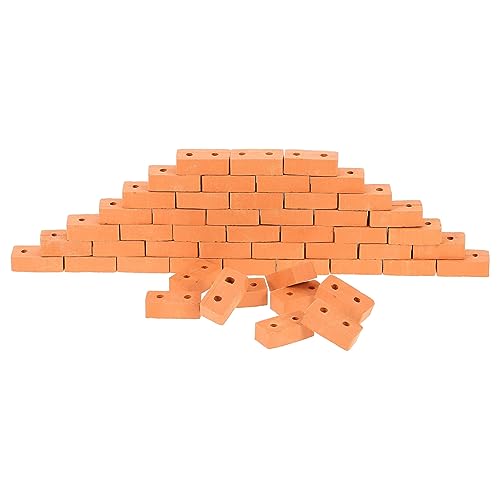 50Stücke Ziegelsteine für DIY Landschaftsbau Rote Miniaturziegel für Modelle Dekoration für Garten und Puppenhaus Einfach zu Verwenden 50Stücke Ziegelsteine für DIY Landschaftsbau Rote Miniaturziegel für Modelle Dekoration für Garten und Puppenhaus Einfach zu Verwenden von VICASKY