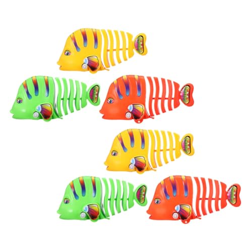 6st Uhrwerk-rockerfisch Badewanne Roboterfisch Aufziehfische Für Katzen Simulationsfisch Fische Für Den Pool Aufziehen Uhrwerk Schwingender Cartoon-Fisch Plastik VICASKY 6st Uhrwerk-rockerfisch Badewanne Roboterfisch Aufziehfische Für Katzen Simulationsfisch Fische Für Den Pool Aufziehen Uhrwerk Schwingender Cartoon-Fisch Plastik VICASKY von VICASKY