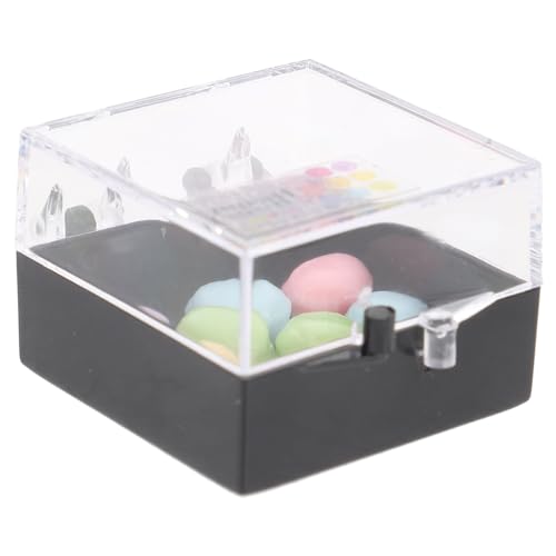 Mini Macaron Puppendekoration Mini Puppenhausmöbel Puppenhauszubehör Mini Puppenhaus Macarons Dessert Mini Essen Mini Küchenszene Miniatur Essen Kunststoff von VICASKY