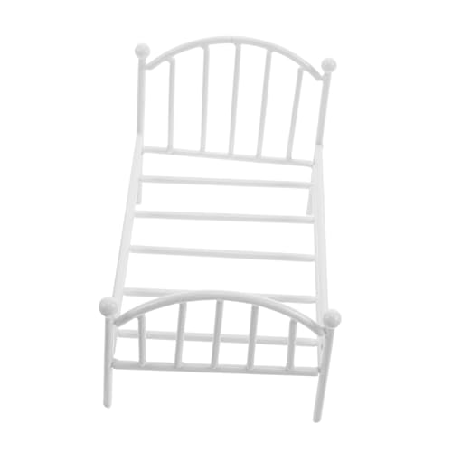 Miniaturisiertes Eisenbett für Puppen Dekorativer Blumentopfhalter Robustes Puppenhausmöbel Zubehör für Mini Häuser Stilvolles Schlafzimmer für Puppenhäuser Miniaturisiertes Eisenbett für Puppen Dekorativer Blumentopfhalter Robustes Puppenhausmöbel Zubehör für Mini Häuser Stilvolles Schlafzimmer für Puppenhäuser von VICASKY
