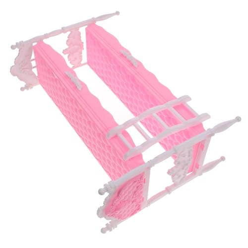 Puppenbett Doppelbett für Puppenhaus für Kinderzimmer Dekoration Robustes Design und Detailgetreue Ausführung Puppenfamilien und Spielzeugzubehör Puppenbett Doppelbett für Puppenhaus für Kinderzimmer Dekoration Robustes Design und Detailgetreue Ausführung Puppenfamilien und Spielzeugzubehör von VICASKY